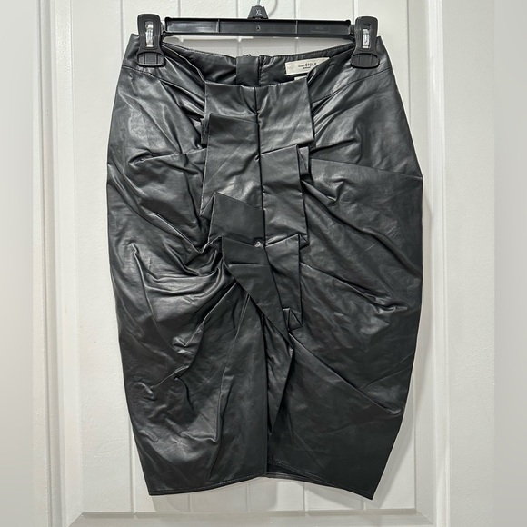 Isabel Marant Etoile - Faux Leather Mini Skirt - Picture 3 of 8
